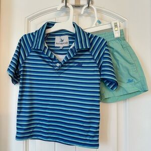 Southbound 2pc Boys 2T polo and short set